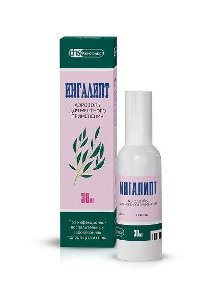 Ингалипт аэрозоль для местного применения 30мл владислав валентинович стрелков судьбы местного значения