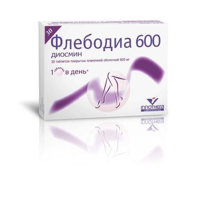 Флебодиа 600 таблетки п/о плен. 30шт