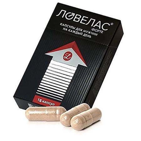 Ловелас Форте для мужчин капсулы 650мг 16шт