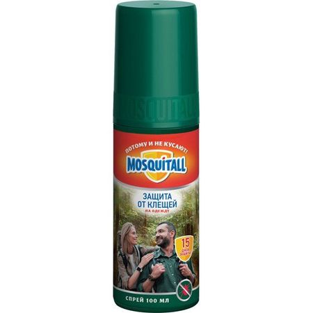 Спрей специальная защита от клещей Mosquitall/Москитол 100мл