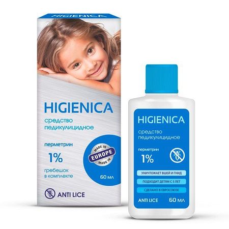 Cредство педикулицидное Higienica/Хигиеника 60мл