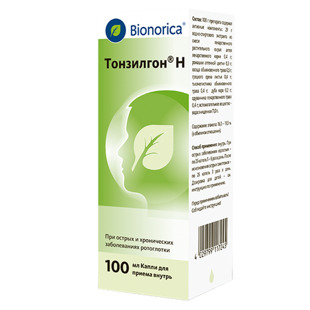 Тонзилгон Н капли для приема внутрь 100мл