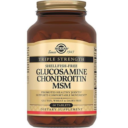 Глюкозамин-Хондроитин Solgar/Солгар таблетки 60шт