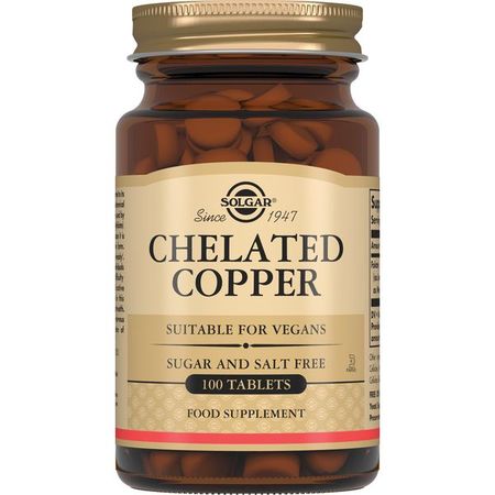 Меди хелат Solgar/Солгар таблетки 400мг 100шт