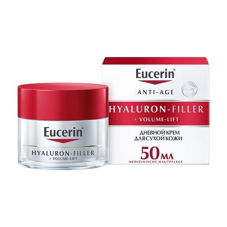 Крем для сухой кожи дневной Hyaluron-Filler+Volume-Lift Eucerin/Эуцерин 50мл