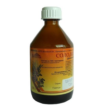 Солодки сироп флакон 100г