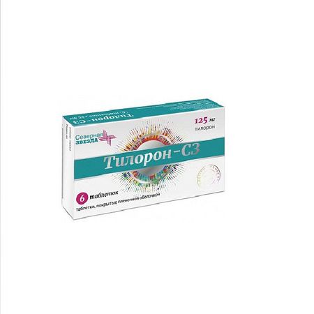 Тилорон-СЗ таблетки п/о плен. 125мг 6шт