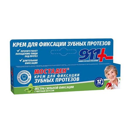 Крем для фиксации зубных протезов спасения мостаден 911 ваша служба 40мл таинство спасения по творениям преподобных иосифа волоцкого и нила сорского