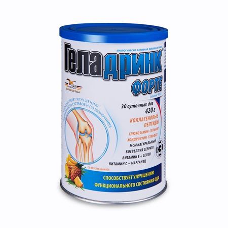 Геладринк Форте ананас порошок для приг. раствор для приема вн. 420г