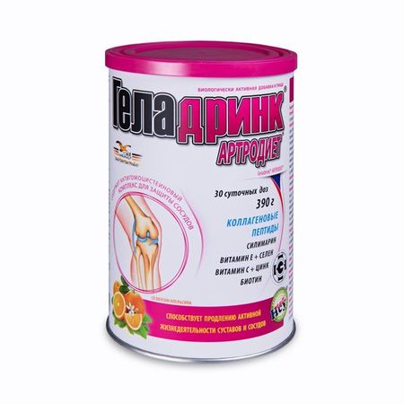 Геладринк Артродиет апельсин порошок для приг. раствор для приема вн. 390г