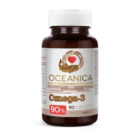 Омега-3-90% Океаника капсулы 1400мг 90шт