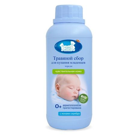 Экстракт трав для купания младенцев с первых дней жизни череда Наша Мама 1000мл