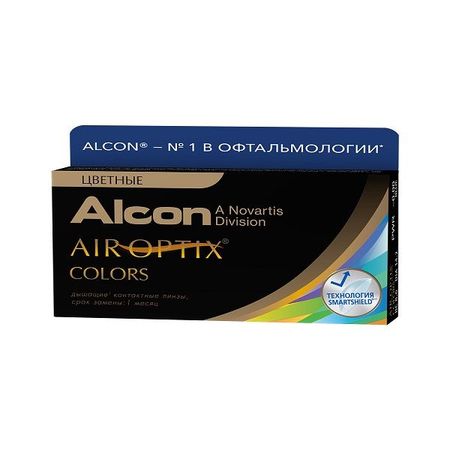 Линзы контактные цветные Alcon/Алкон Air Optix colors (8.6/-2,50) Gemstone green 2шт