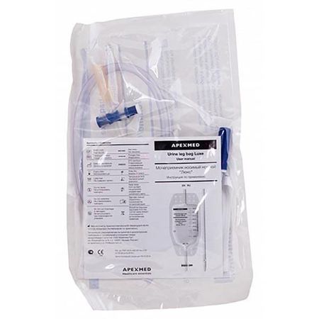 Мочеприемник Apexmed (Апексмед) Люкс ножной стерильный 750 мл