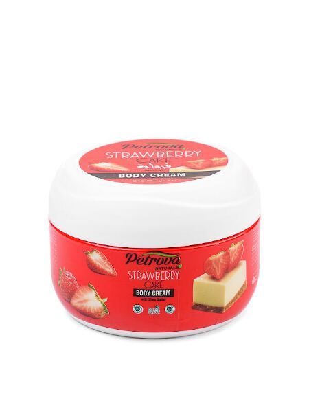 Крем для тела Клубничный пирог Масло ши и клубника Petrova 240мл пирог с динозаврами