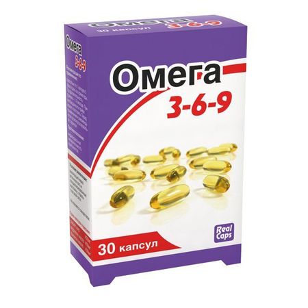 Омега 3-6-9 RealCaps капсулы 1600мг 30шт