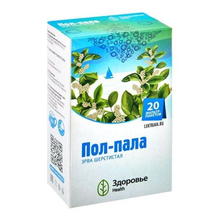 Пол-пала (эрва шерстистая) Health Здоровье фильтр-пакет 1,5г 20шт