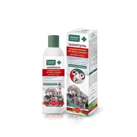 Шампунь от блох и клещей для собак и кошек Пчелодар 250мл