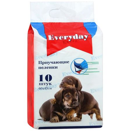 Пеленки для животных впитывающие гелевые Everyday 60х45см 10шт