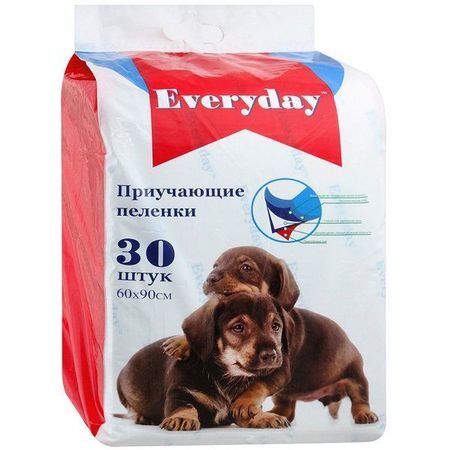 Пеленки для животных впитывающие гелевые Everyday 60х90см 30шт