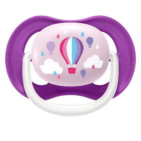 Пустышка силиконовая с футляром 6-18 мес. Ultra Air Philips Avent 2шт (SCF085/04)