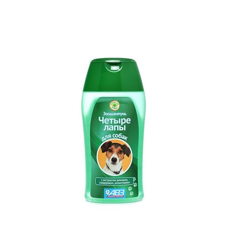 Зоошампунь для собак для ежедневного мытья лап Четыре лапы 180мл