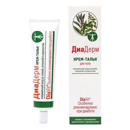 Крем-тальк для тела Диадерм туба 75мл