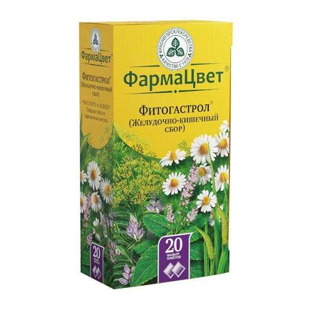 Сбор желудочно-кишечный Фитогастрол ФармаЦвет фильтр-пакет 2г 20шт