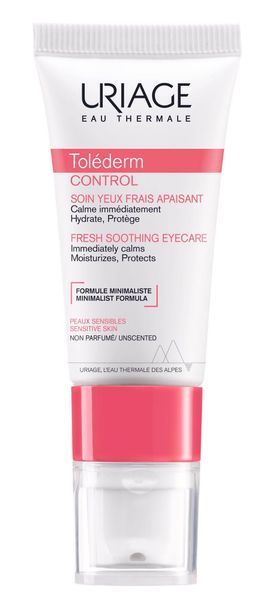 Крем для кожи контура глаз для реактивной кожи успокаивающий Tolederm Uriage/Урьяж 15мл