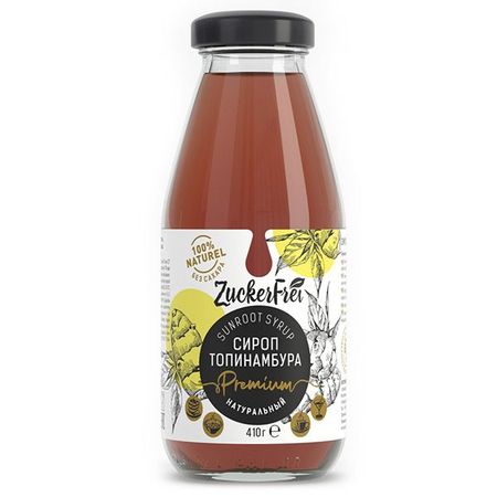 Топинамбур натуральный без сахара Премиум ZuckerFrei сироп 300мл