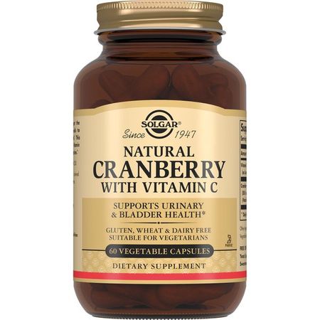 Клюква с витамином С Solgar/Солгар капсулы 590мг 60шт