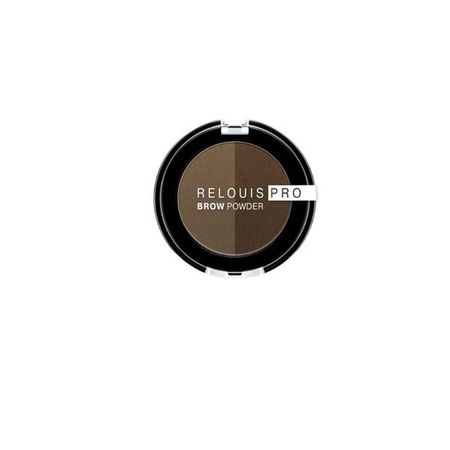 Тени для бровей Pro brow powder Relouis 3г тон 02 Taupe