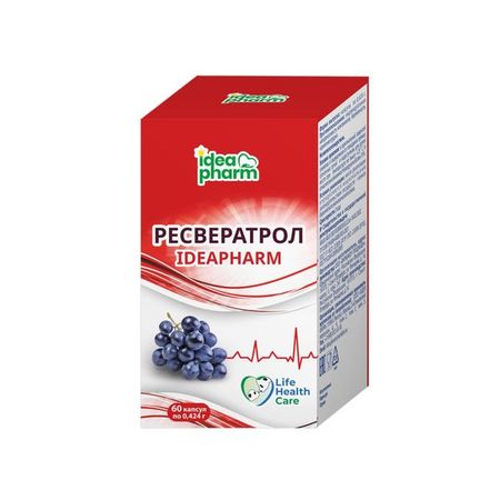 Ресвератрол IdeaPharm капсулы 0,424г 60шт