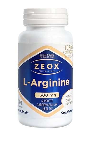 L-аргинин Zeox Nutrition капсулы 60шт