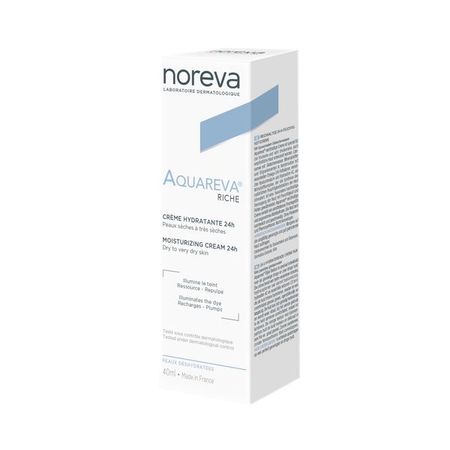 Крем для лица увлажняющий 24ч насыщенная текстура Aquareva Noreva/Норева 40мл