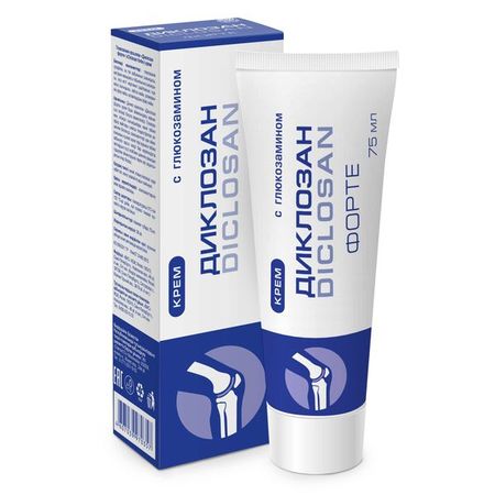 Крем с глюкозамином Диклозан Форте 75мл