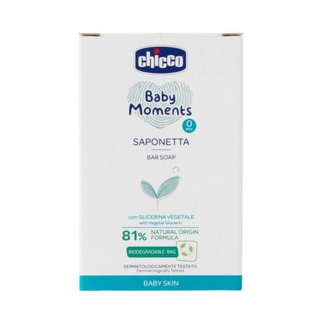 Мыло для детей с 0+ Baby moments Chicco/Чикко 100г