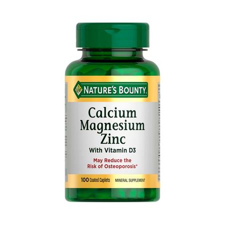 Кальций, магний, цинк Nature's Bounty/Нэйчес баунти таблетки 1414мг 100шт