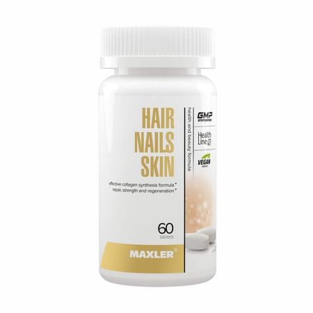Хэир, неилз, скин Maxler/Макслер таблетки 1000мг 60шт