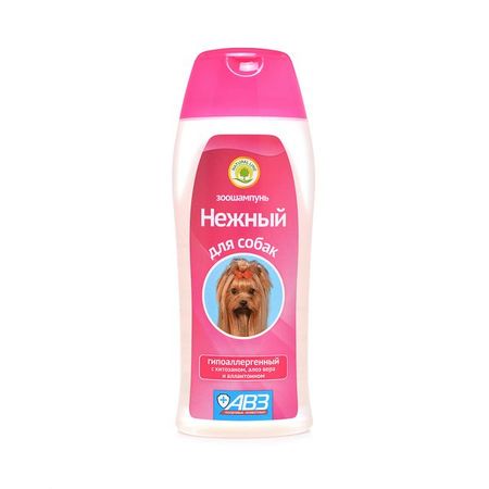 Зоошампунь для собак гипоалергенный с хитозаном и алоэ вера Нежный 270мл