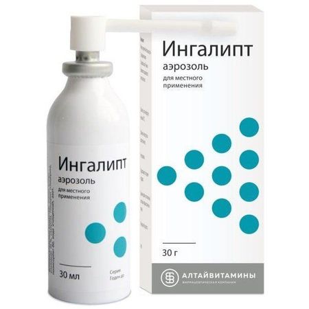 Ингалипт аэрозоль для местного применения 30мл