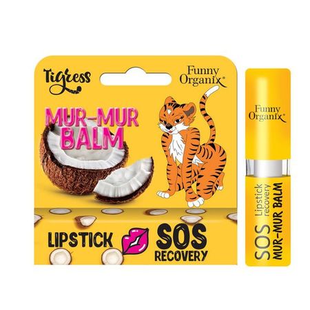 Бальзам для губ SOS Recovery Funny Organix/Фанни Органикс 3,5г