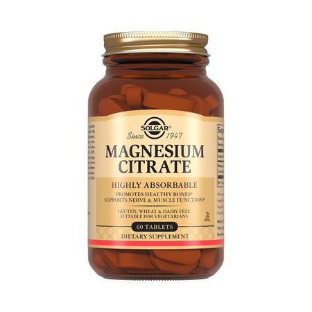 Магния цитрат Solgar/Солгар таблетки 1717мг 60шт