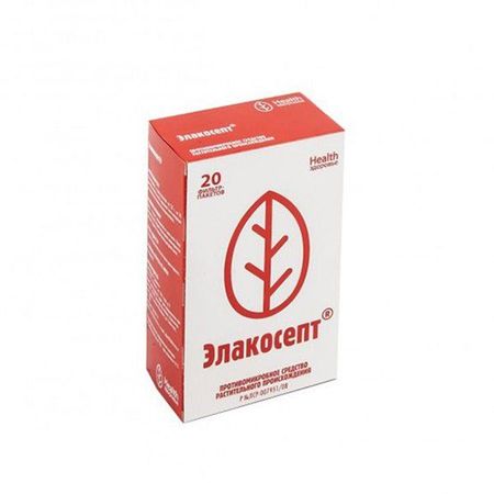 Элакосепт сбор порошок фильтр-пакеты 2г 20шт