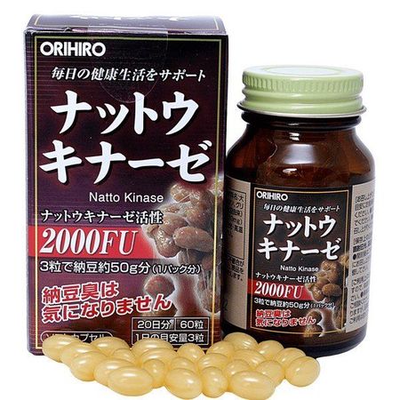 Натто Киназа Orihiro/Орихиро капсулы 340мг 60шт