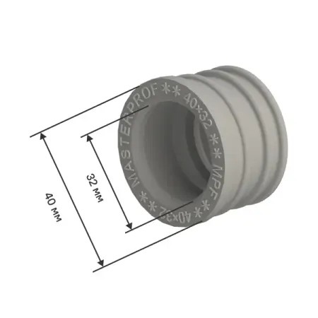 Манжета сантехническая переходная MPF 40x32 мм