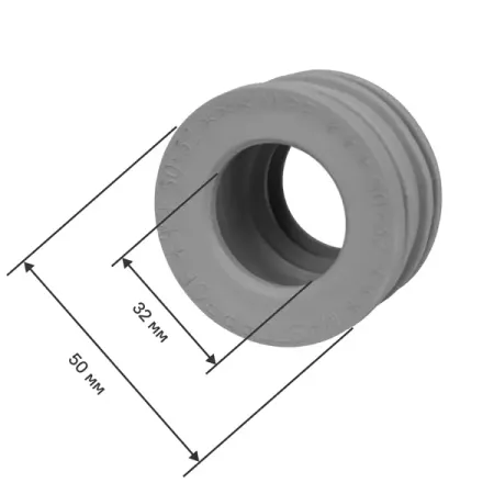 Манжета сантехническая переходная MPF 50x32 мм