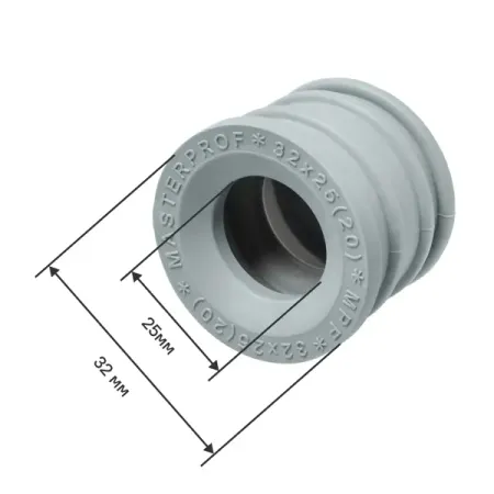 Манжета сантехническая переходная MPF 32x25 мм