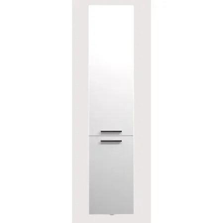 Пенал для ванной Мини П-М-30б напольный 180x30 см цвет белый