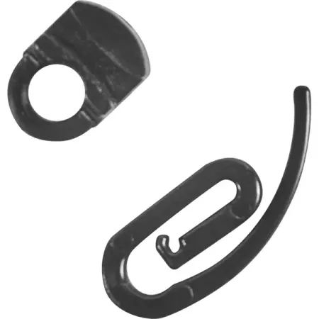 Набор глайдеров с крючками 4 см цвет черный 10 шт. шифоновые занавески wpkira просвечивающиеся